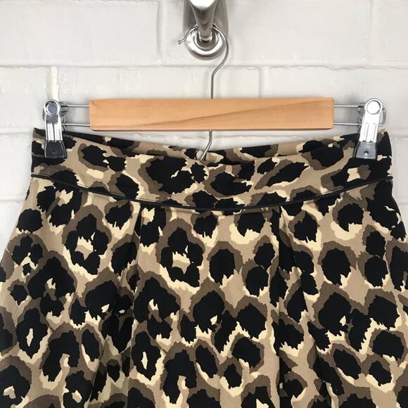 Sea New York Animal Cheetah Leopard Print Skirt Size 4 - Picture 3 of 6